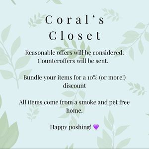 Welcome to my closet!